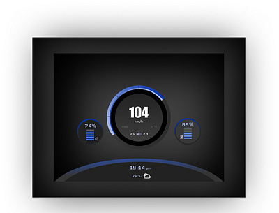 #DailyUI 034 - Car Interface 100daysofui branding car interface dailyui dailyuichallenge design illustration ui uichallenge
