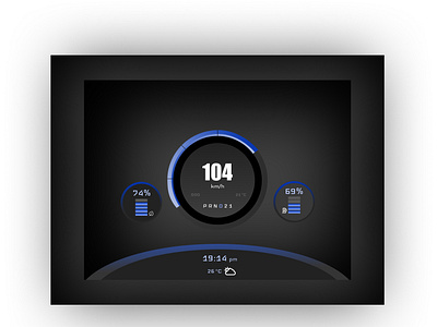 #DailyUI 034 - Car Interface