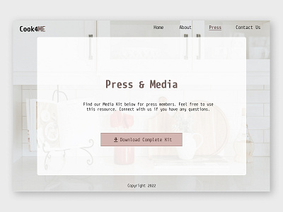 #DailyUI 051 - Press Page