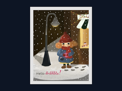 Hello Dribbble! book illustration character children book illustration childrens illustration illustration