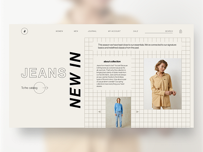 Jeans Store clothes design designs ecommerce homepage jeans shop shopping ui uxui webdesig website