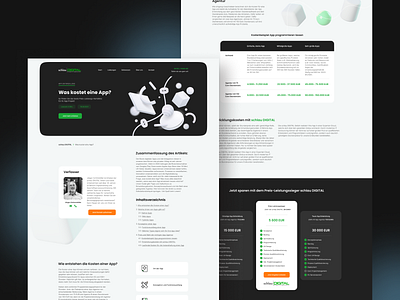 Digital Agency Website design homepage ui uxui website