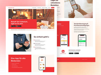 Bread Delivery Service bread delivery design homepage ui uxui website