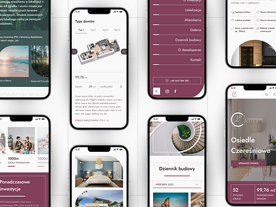 Landing page for residential complex architecture design estate home house housing estate landing page lp property residential ui ux web design website