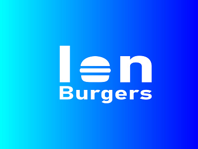 Ion Burgers Logo Concept brand design branding branding concept flat illustrator logo logodesign logos minimal vector