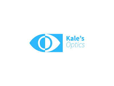 Kale's Optics Logo Concept brand design brand identity flat illustrator logo logodesign logos logotype minimal vector