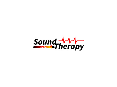 Sound Therapy Studio Logo brand design branding branding concept flat illustrator logo logodesign logos minimal vector