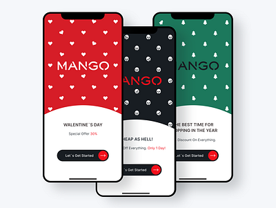 Mango Redesign Mobile App app design mango mobile app ui ux web design