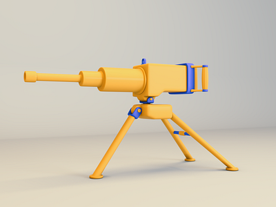 Cartoon Machine Gun (WIP)