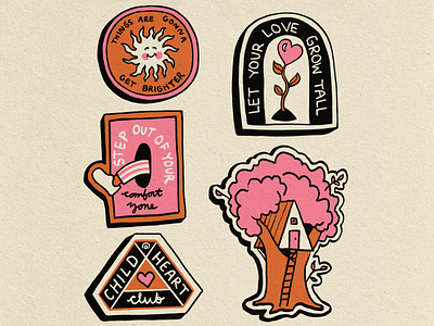Child at heart badges dribbble
