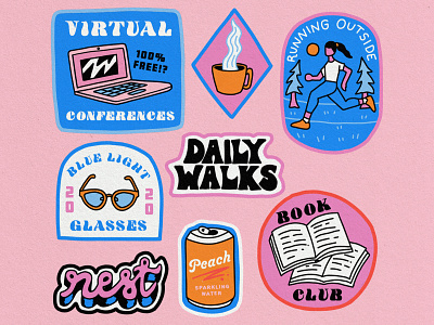 Work From Home badges: October edition!