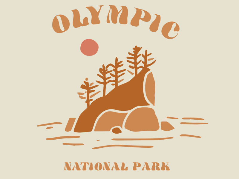 Olympic National Park by Lisa McCormick on Dribbble