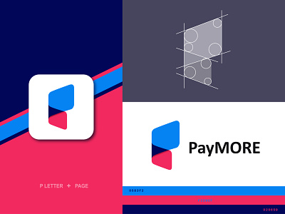 payMORE colorful concept design geometric gird logo logodesign logodesignersclub logotype minimalist logo new page design paperlogo pay paylogo payment
