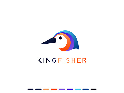 Kingfisher Logo Concept (Unused) abstract best logo bird bird logo bird logo design creative minimalist bird logo design dribble logo design gradient icon kingfisher bird logo kingfisher logo design logo logotype modern bird logo modern bird logo design modern minimalist bird logo vector