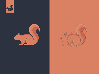 Squirrel Gird logo Concept