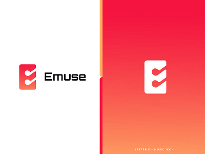 Emuse ( Letter E + Music Icon)