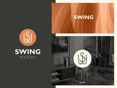 Swing Woods (SW) Monogram brandidentity branding creative graphicdesign logodesign logoinspiration logomaker logoprocess modern nextmahamud presentation slogo swlogo swmonogram