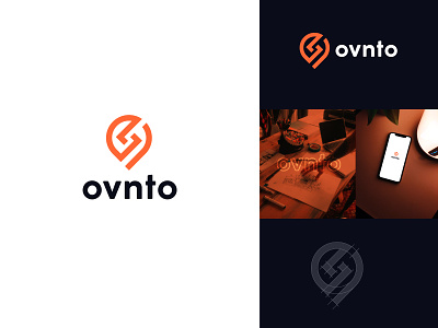 Ovnto (Location) 2021logo branding combinationlogo creativve design dribbblelogo graphicdesign location logo logofolio logoinspiration logonew logotype modern