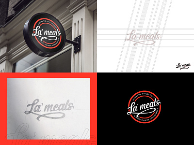 La'meals (Custom Typeface) branding brandlogo creative customfont customlogo elegant foodlogo handmade india logo2022 logodesigner logoprocess logowork needlogo nextmahamud restaurantlogo sketch typeface typography visualidentity