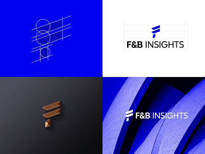 F&B Insights behance branding design f letter f letterlogo lettermark logo logoawesome logocreator logodesigner logogrid logomaker logomark logopresenattion logoprocess logotype minimal modernmark