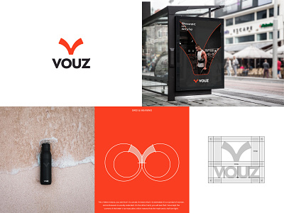 VOUZ (Activewear) abstract logo activewearlogo billborad branding letterlogo logodesign logofolio logoinspire logomeaning logopresentation logoprocess logotype monogram nextmahamud sportslogo sportswear v letter v logo