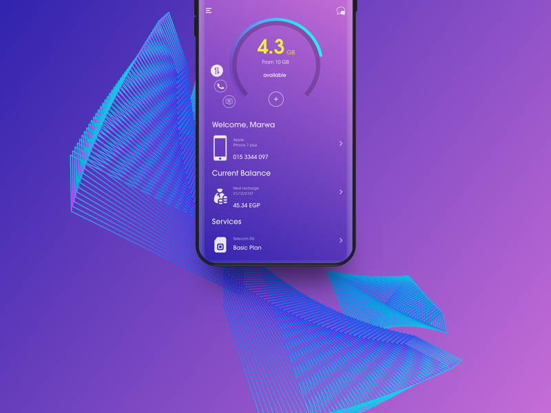 Purple App by Younis Fayed on Dribbble