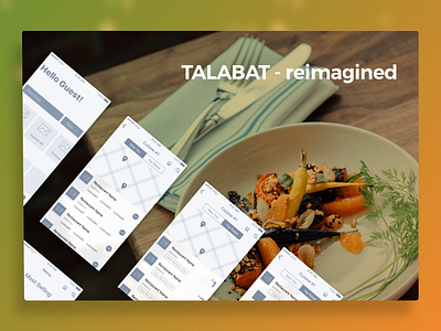 Talabat app - Reimagined app cuisine dashbaord design food app ios map nearby redesign restaurant app search user center design ux wire frame