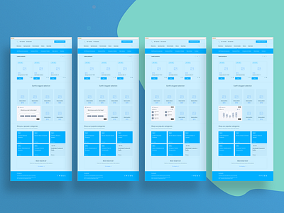 Widget Wireframes affiliate marketing app comparison concept design filtering search search bar search results ux web application website widget wireframes