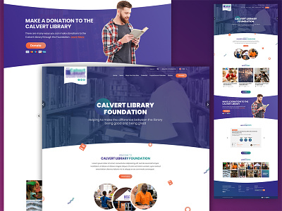 Library Homepage Design