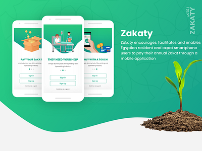 Zakaty App Design adobe xd app design minimal mobile app ui ux zakaty