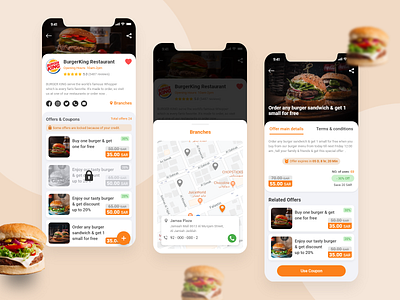 Food app design adobe xd burger design food app order restaurant ui ui ux ux