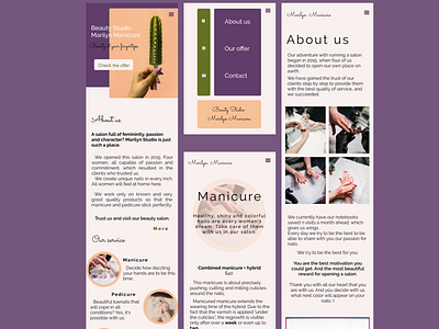 #005Site design with services colors design interesting minimal new purple typography ui web website