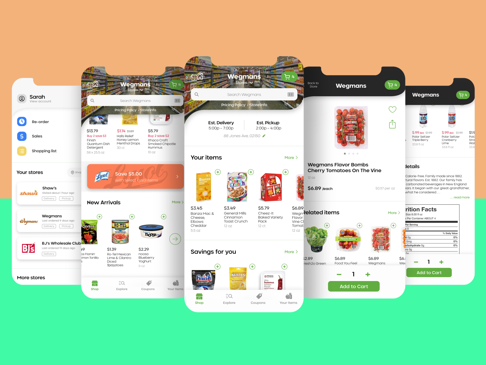 Instacart UI Redesign Concept by Chris on Dribbble