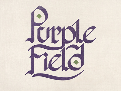 Purple Field calligraffiti calligraphy calligraphy and lettering artist calligraphy artist calligraphy logo design freestyle lettering lettering logo typography