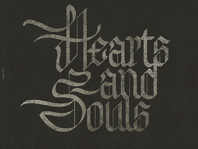 Hearts and Souls calligraffiti calligraphy calligraphy and lettering artist calligraphy artist calligraphy logo design freestyle lettering lettering logo typography