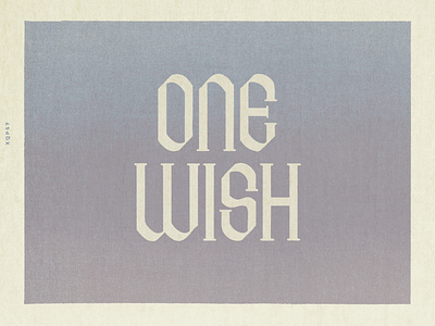 One Wish