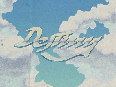 Destiny album artwork album cover album cover design calligraphy design freestyle illustration lettering typography xqps7