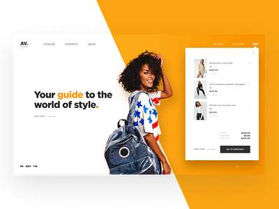 Online Store | Concept brand color concept design online onlinestore shop wear website