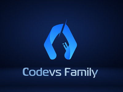 Modern Coding letter-forms Logo