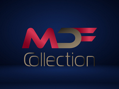 MDF Collection Beauty Fashion Letter marks logo branding design graphic design icon illustration illustrator logo vector