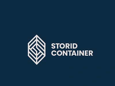 Storid containers artwork bold brand identity branding creative golden ratio graphic design illustrator logo logomaker logotype minimal minimalistic typography vector