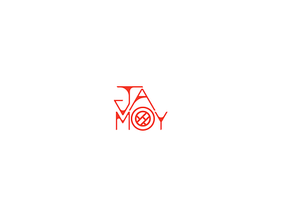 Ja Moy Restaurant artwork bold brand brand identity branding creative design golden ratio graphic design illustration logo logomaker minimal minimalist orange red simple typeface typography unique