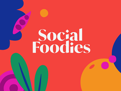 Social Foodies Logo Design illustrations logo logodesign logotype pattern design