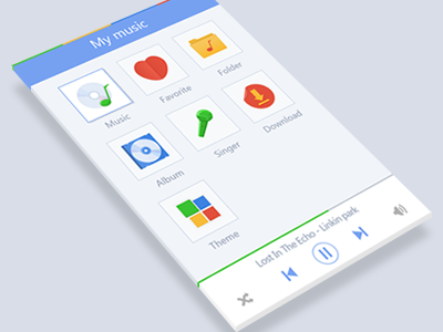 Google Music UI