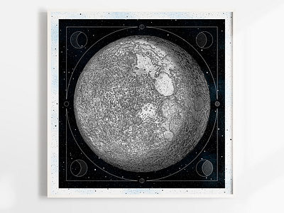 Moon Screen Print