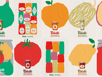 Celeste - Jams better than your grandma's (posters) graphicdesign jams packaging packagingdesign poster posterdesign