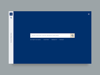 University of Virginia Library Website Redesign interface search ui university website