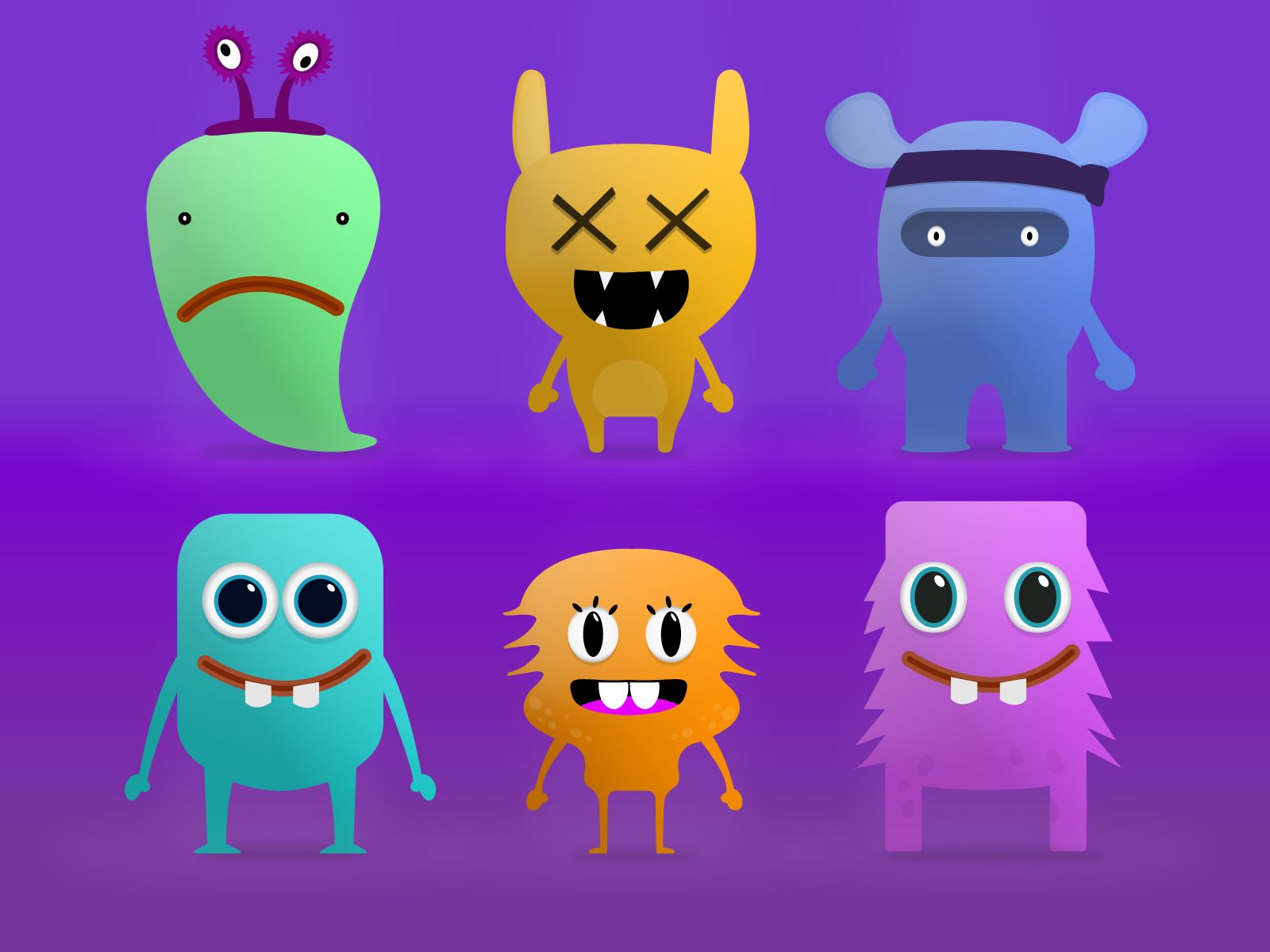 Monster Tamagotchi App - Monsters by Rafael Maciel on Dribbble
