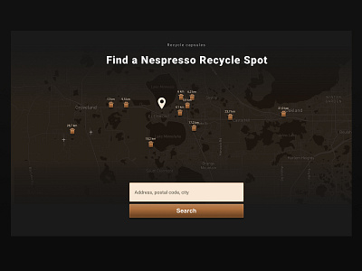 Nespresso website redesign – Desktop (concept)