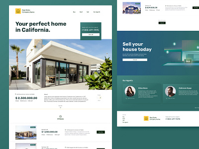 Real State Webflow template buy house landing landingpage page real realestate realstate rent sell template ui webflow website